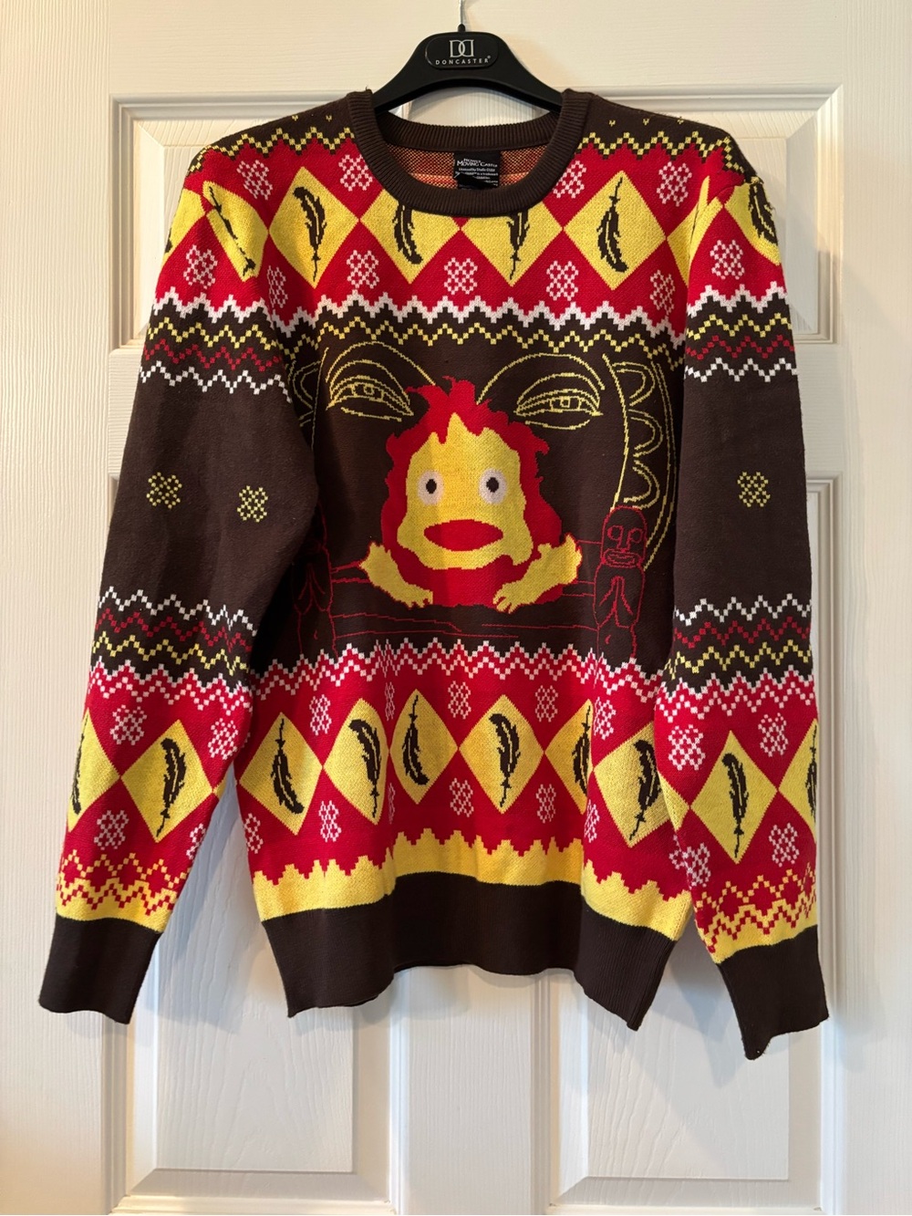 Howl’s Moving Castle Calcifer Sweater Studio Ghibli Size SM